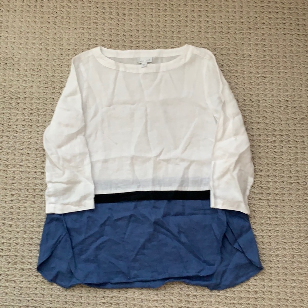 J Jill linen tunic top